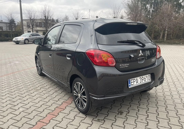 Mitsubishi Space Star cena 22500 przebieg: 95000, rok produkcji 2013 z Pabianice małe 92